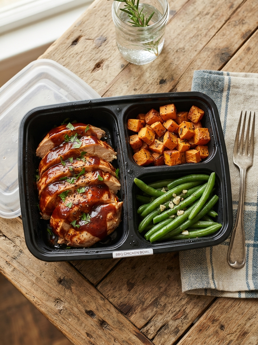 BBQ Chicken Sweet Potatoes