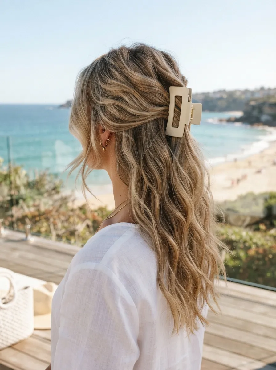 Beachy Clip Waves