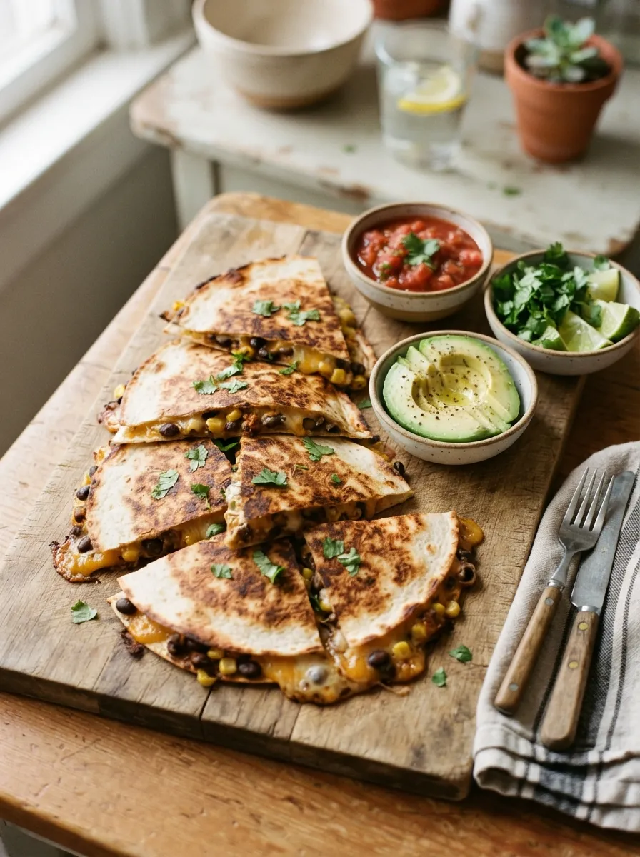 Black Bean Quesadillas