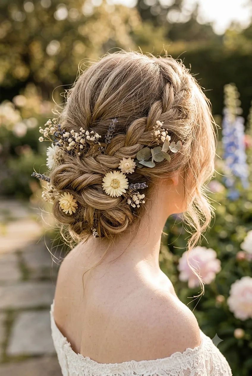 Boho Braided Updo