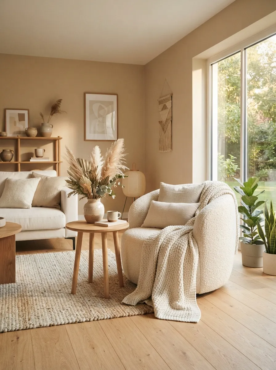 Bouclé Accent Chair