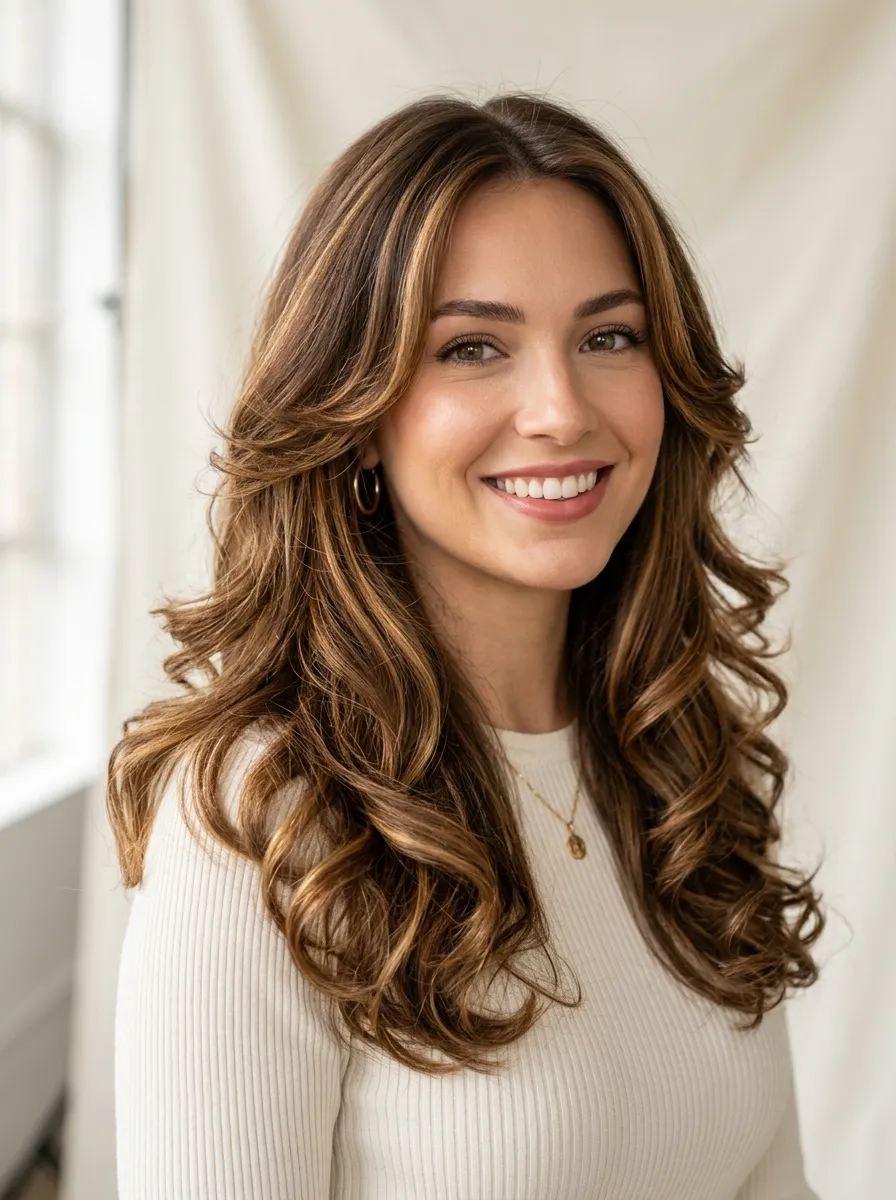 Bouncy Layered Curls