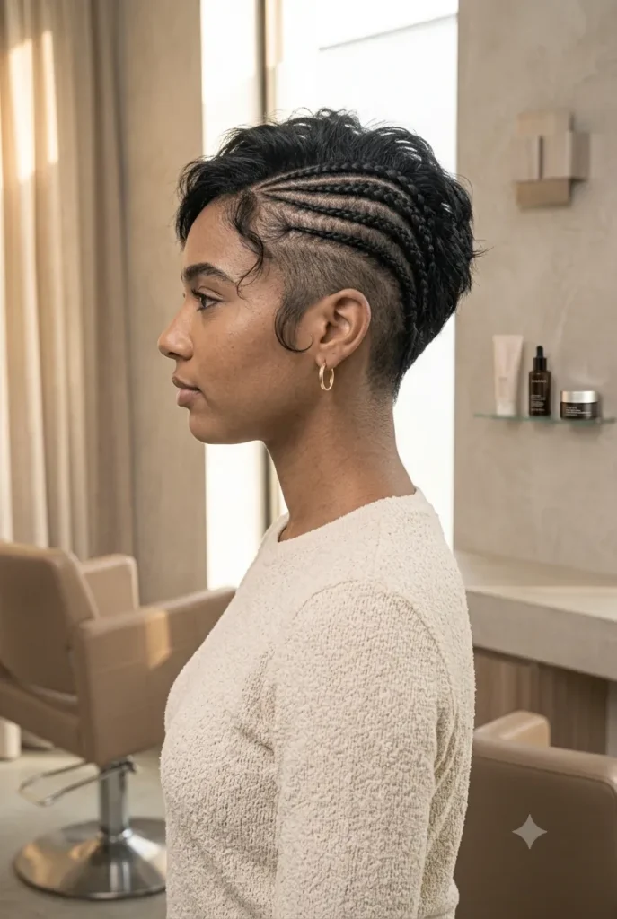 Braided Pixie Undercut