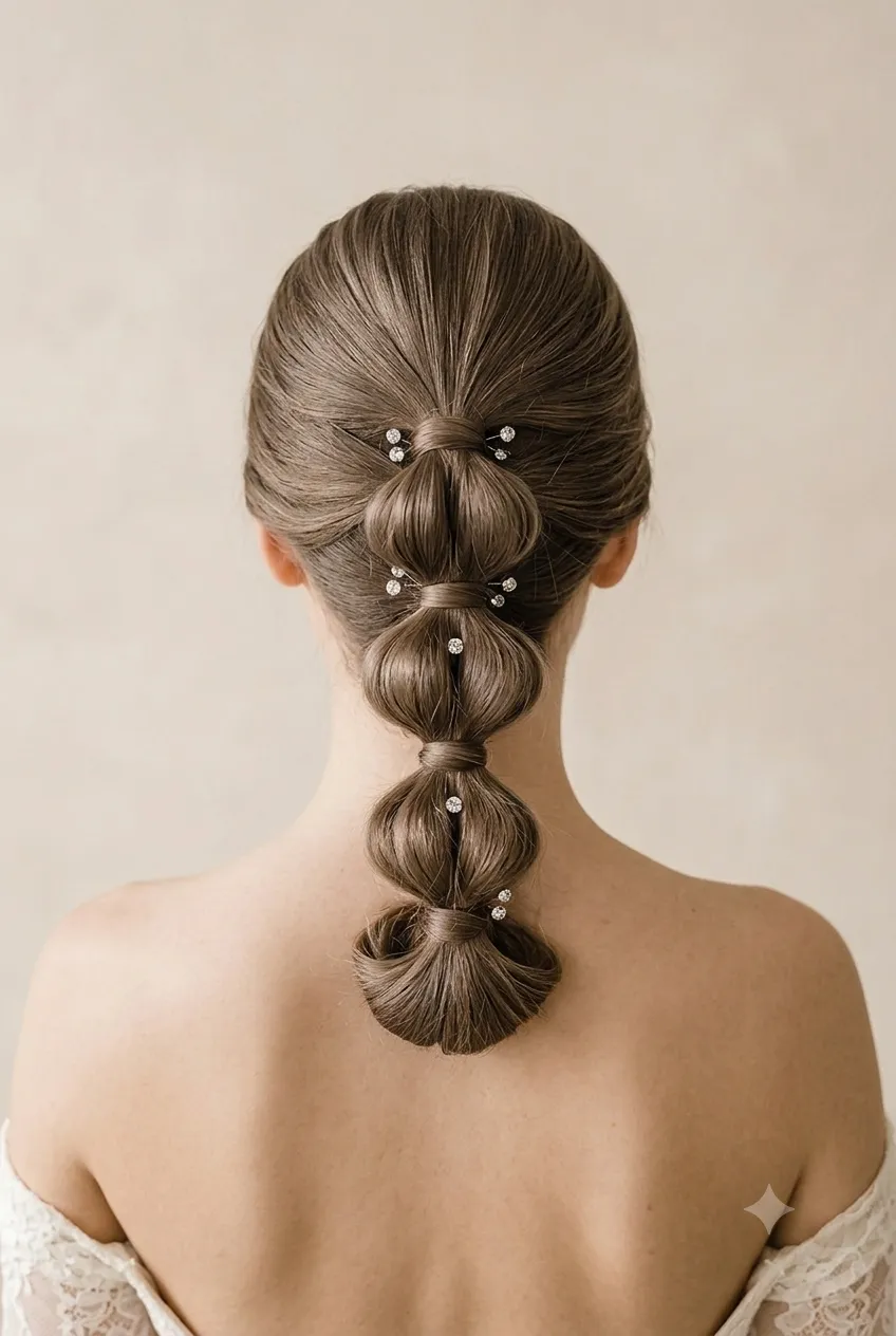 Bubble Braid Updo