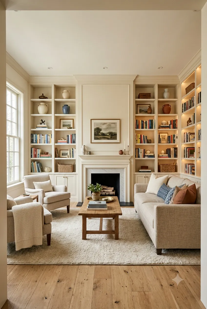 Built-In Bookcases