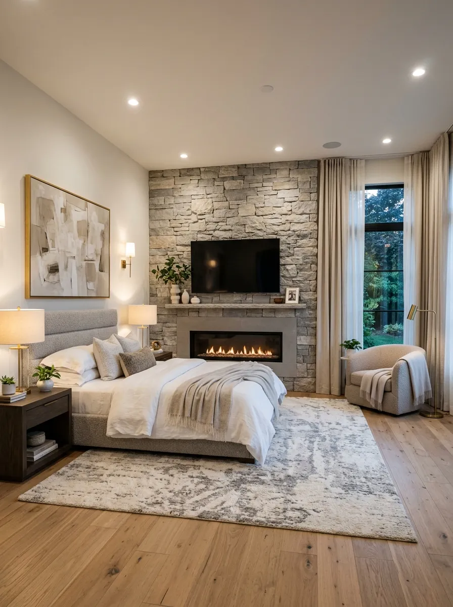 Built-In Fireplace