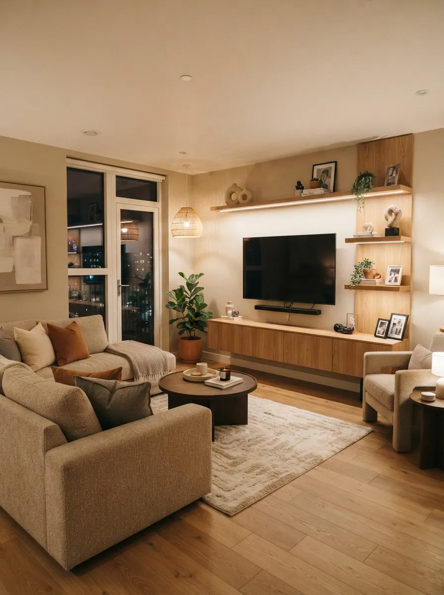 Built-In Media Wall