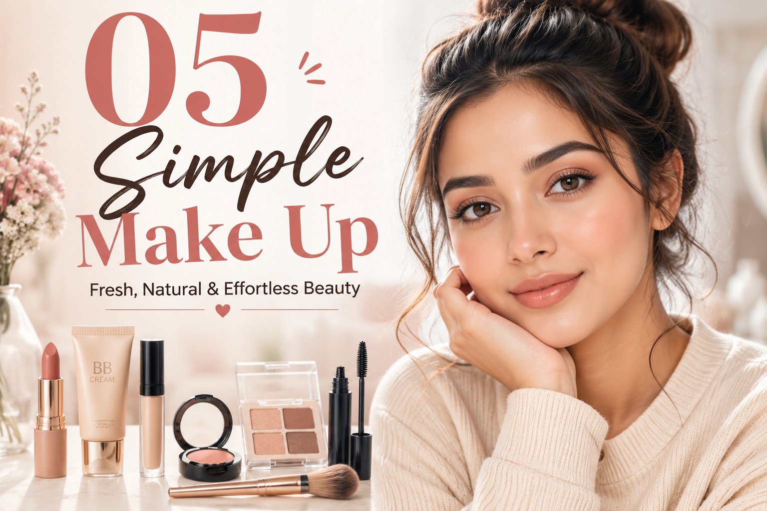 05 Simple Make Up Ideas for a Fresh and Beautiful Everyday Look