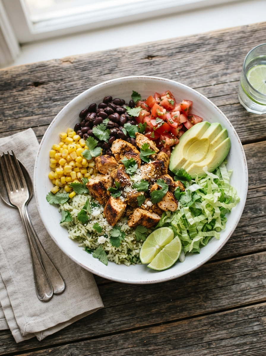 Chicken Burrito Bowls
