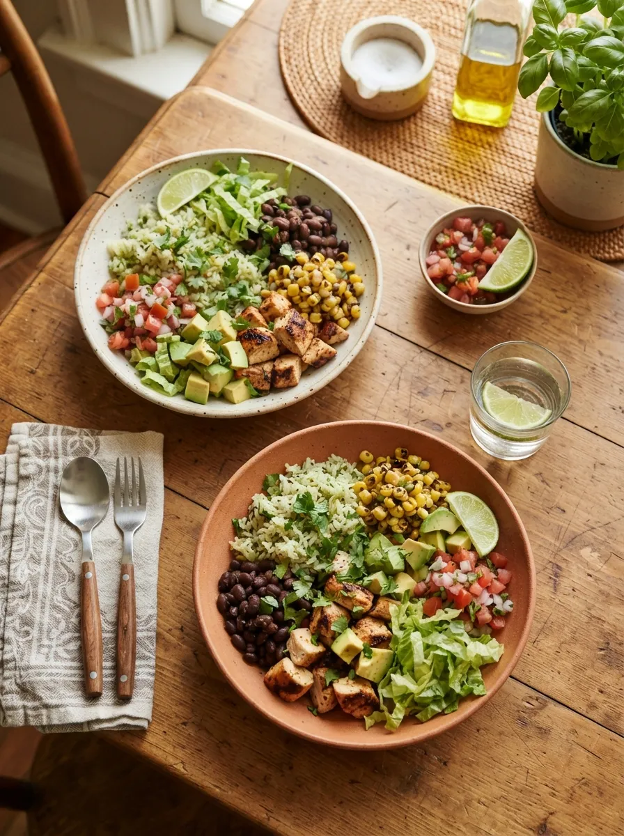 Chicken Burrito Bowls