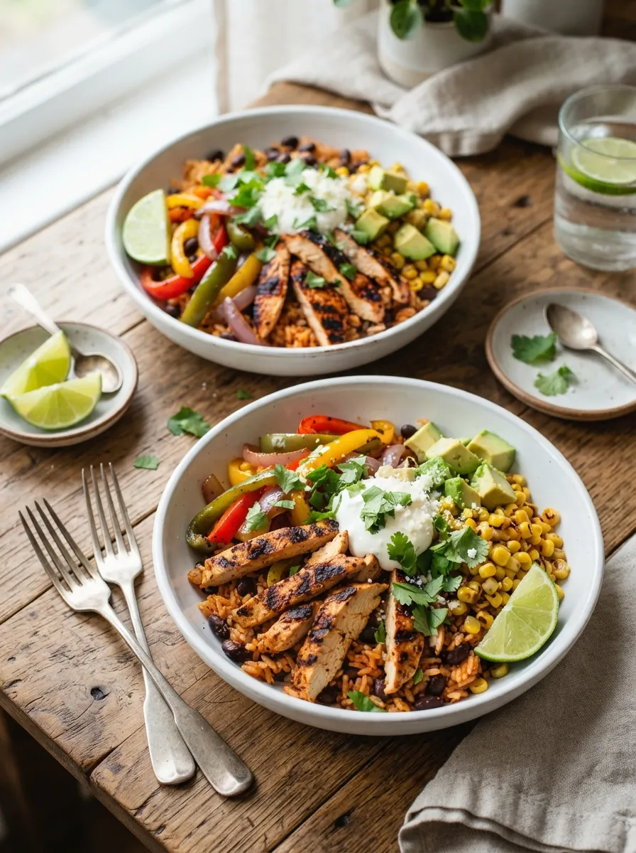 Chicken Fajita Bowls