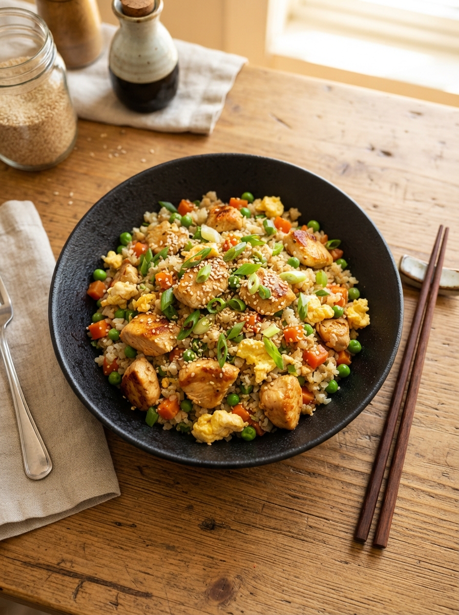 Chicken Fried Cauliflower Rice