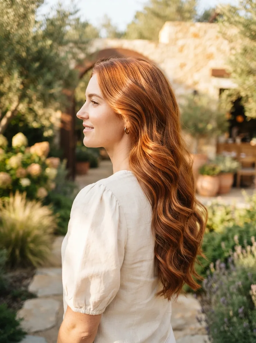 Copper Cinnamon Waves