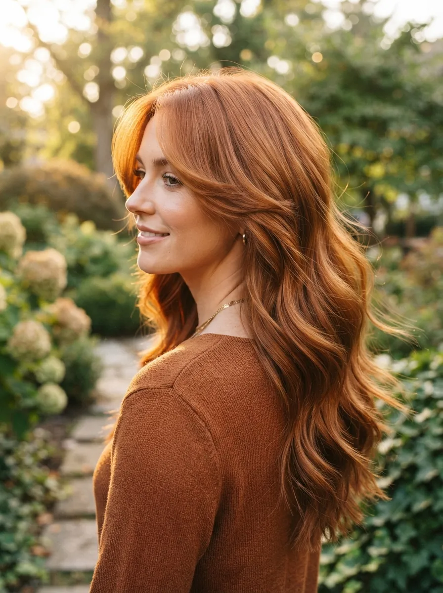 Copper Layered Waves