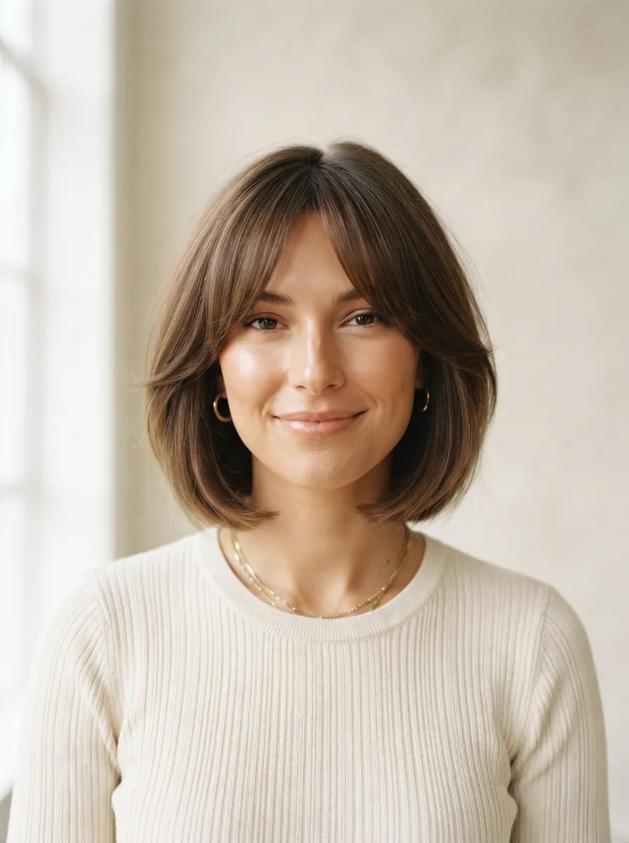 Curtain Bang Bob