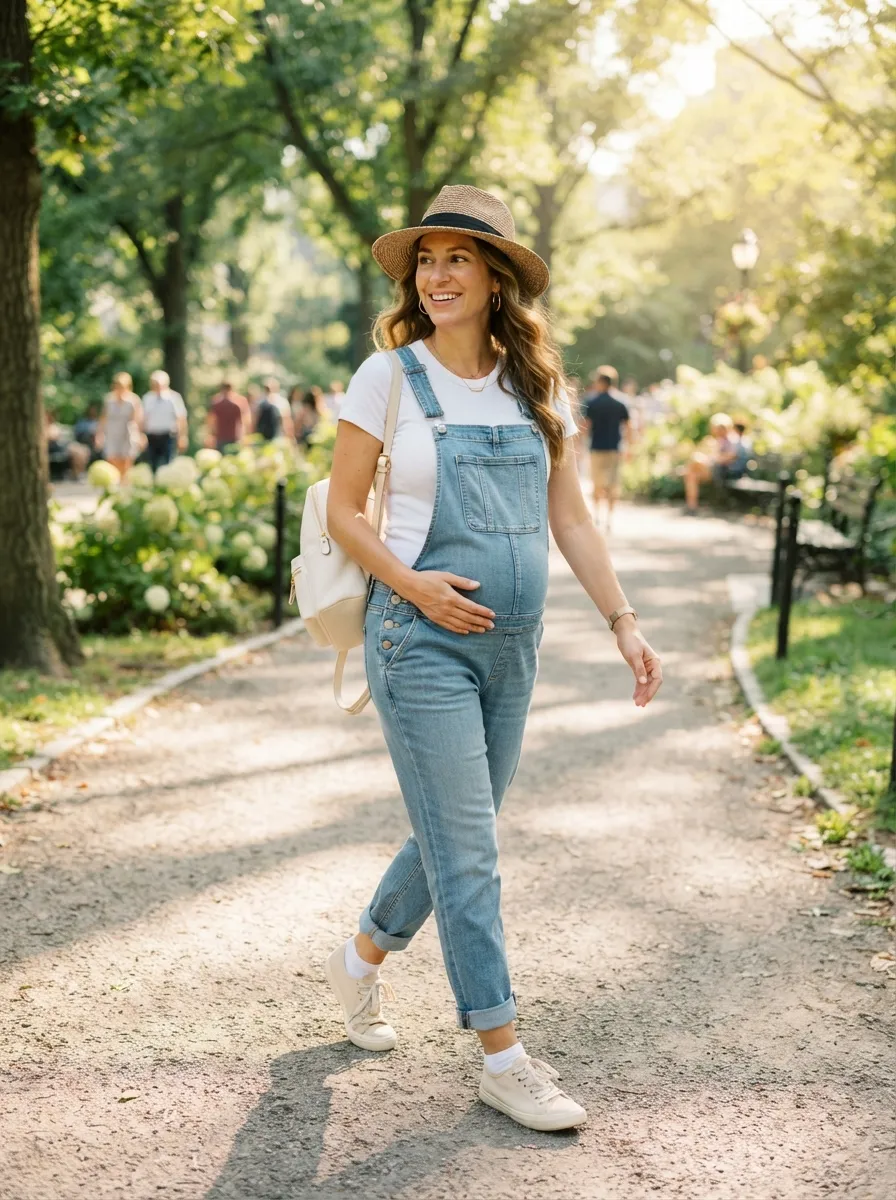 Denim Overalls Outfit
