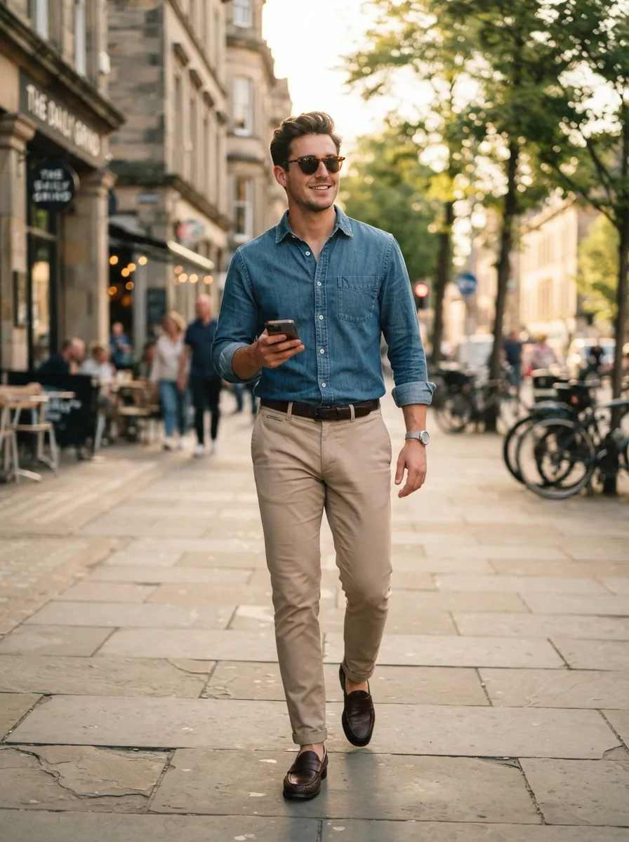 Denim Shirt Look