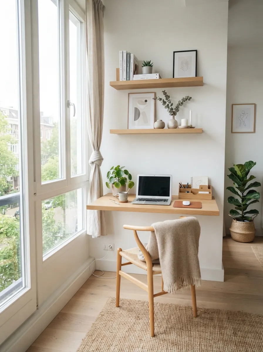 Floating Corner Desk