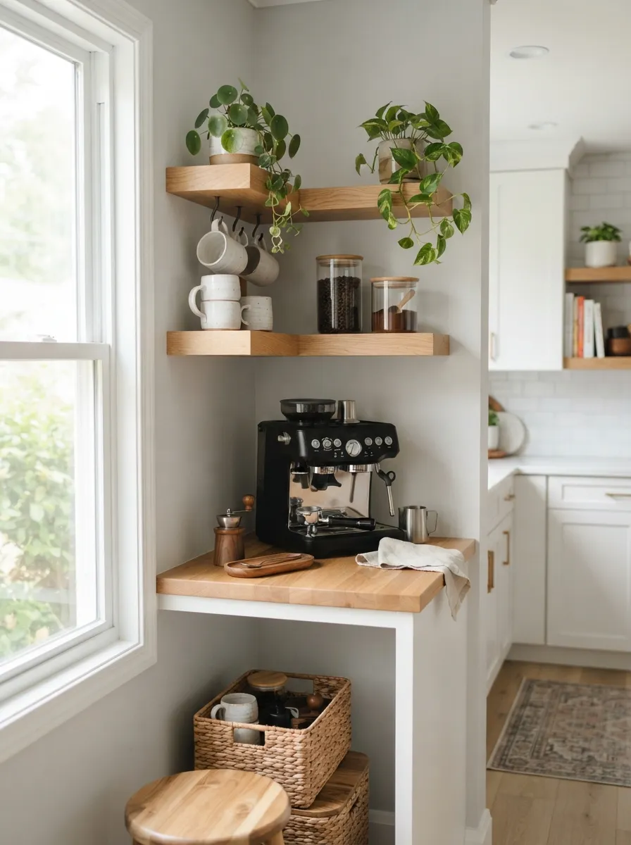 Floating Corner Shelves