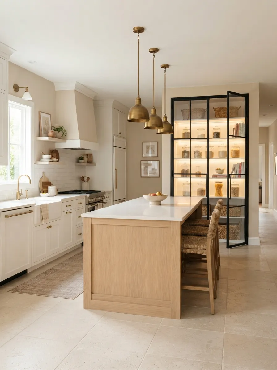 Glass Pantry Doors
