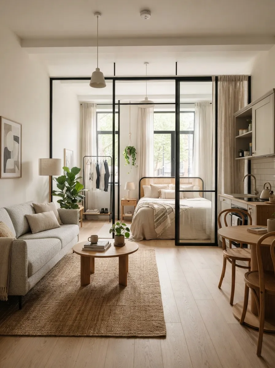 Glass Room Divider