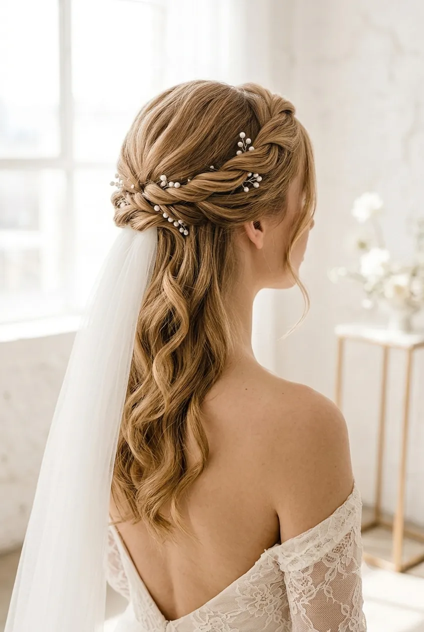 Half-Up Crown Twist