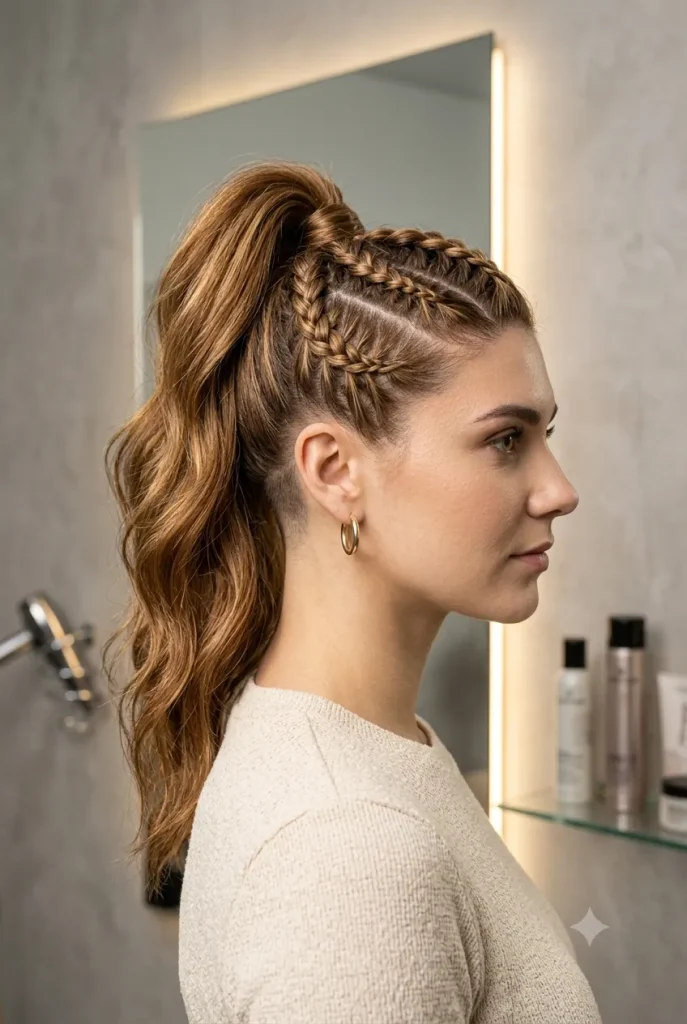 High Ponytail Undercut