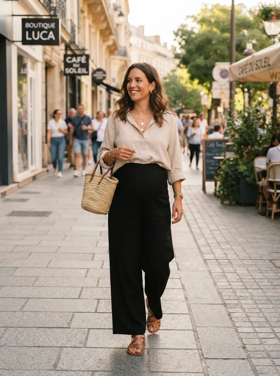 High Waist Palazzo Pants