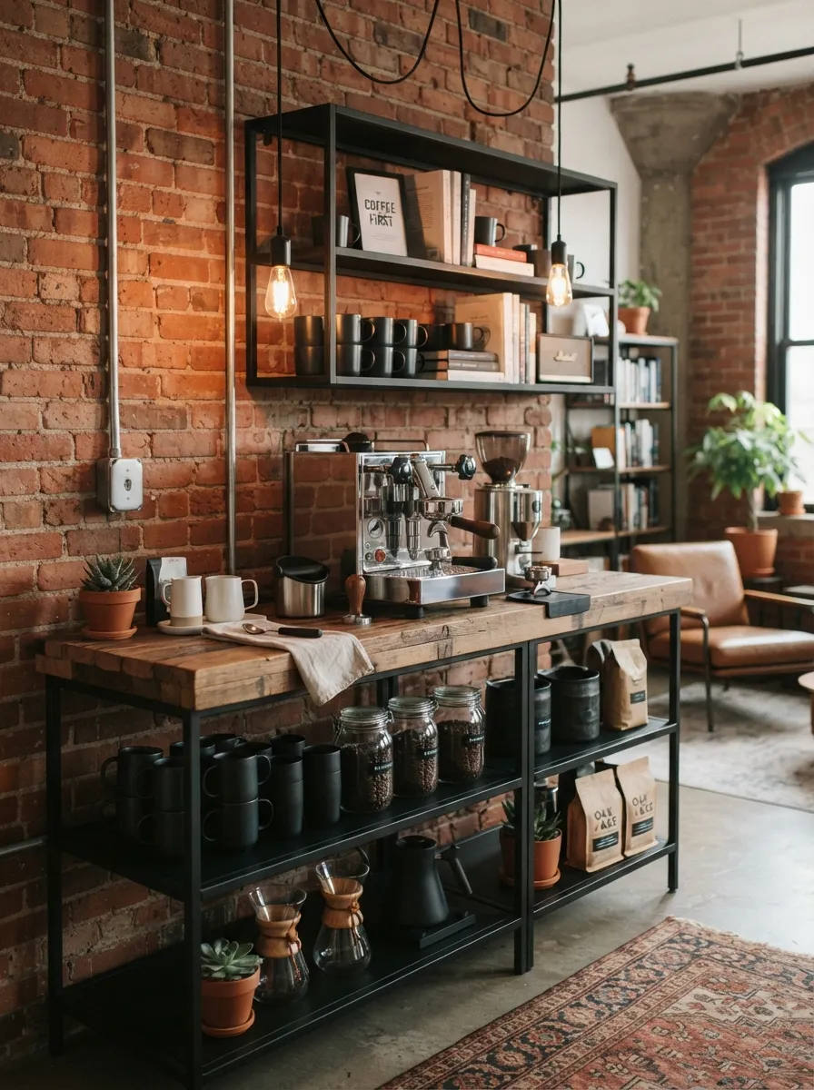 Industrial Metal Shelves