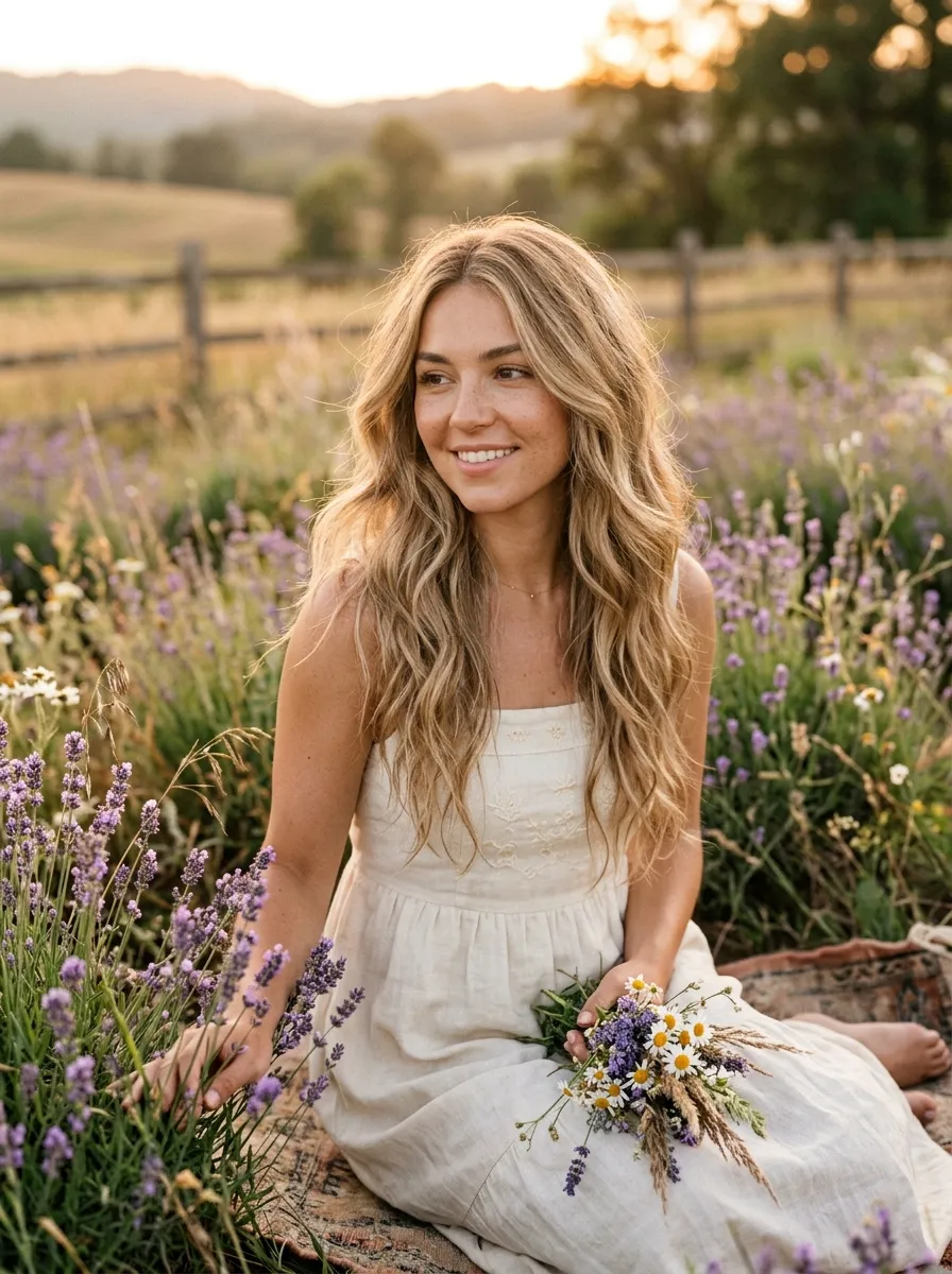 Layered Beach Waves