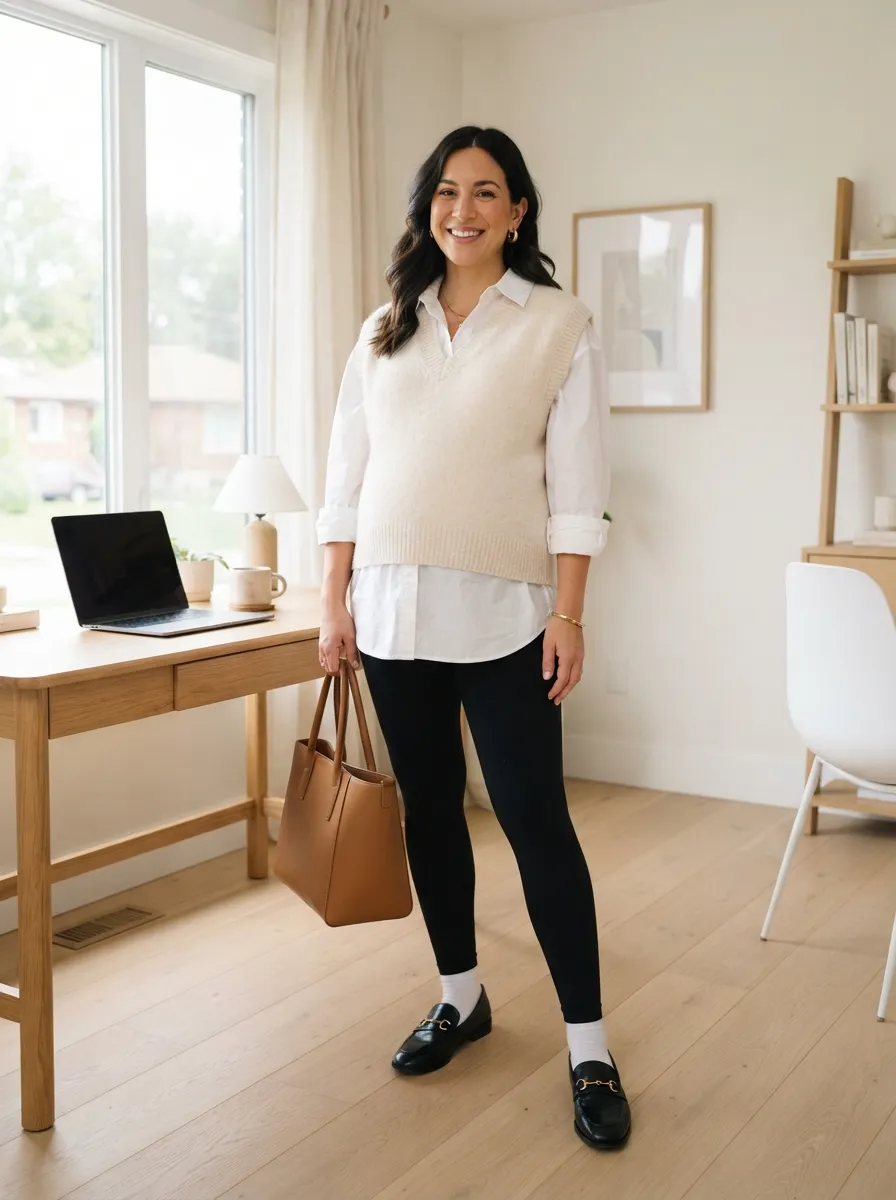 Layered Sweater Vest