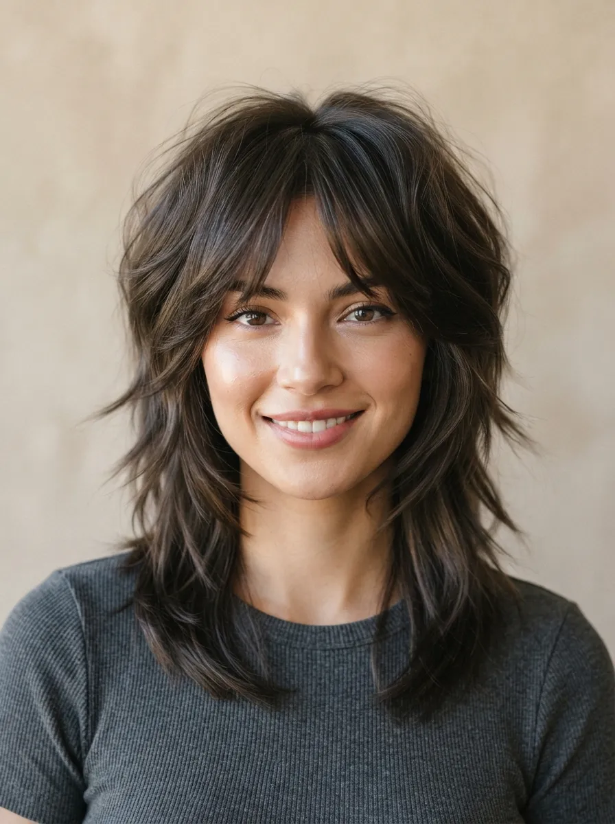 Layered Wolf Cut