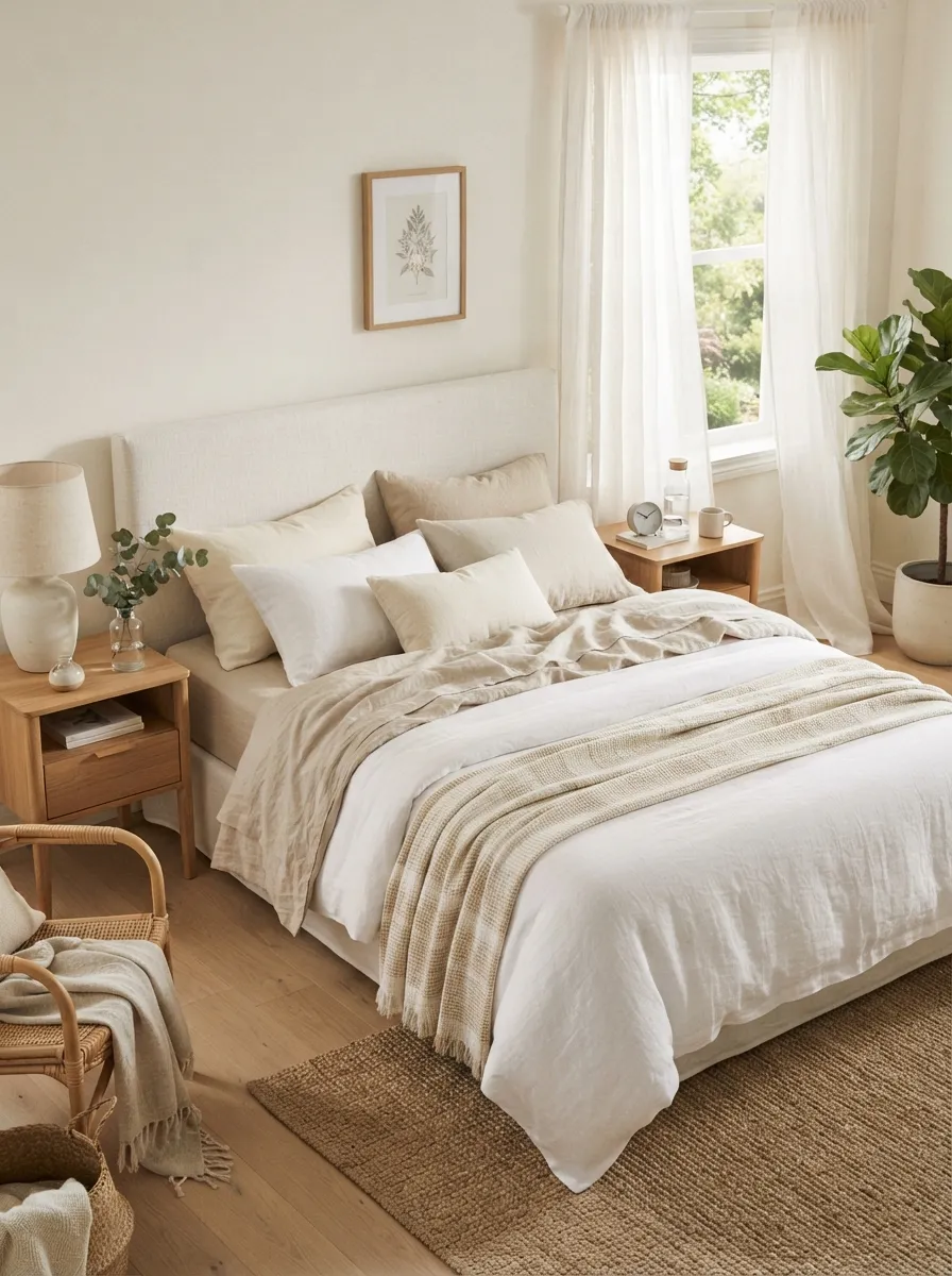 Linen Bedding Layers