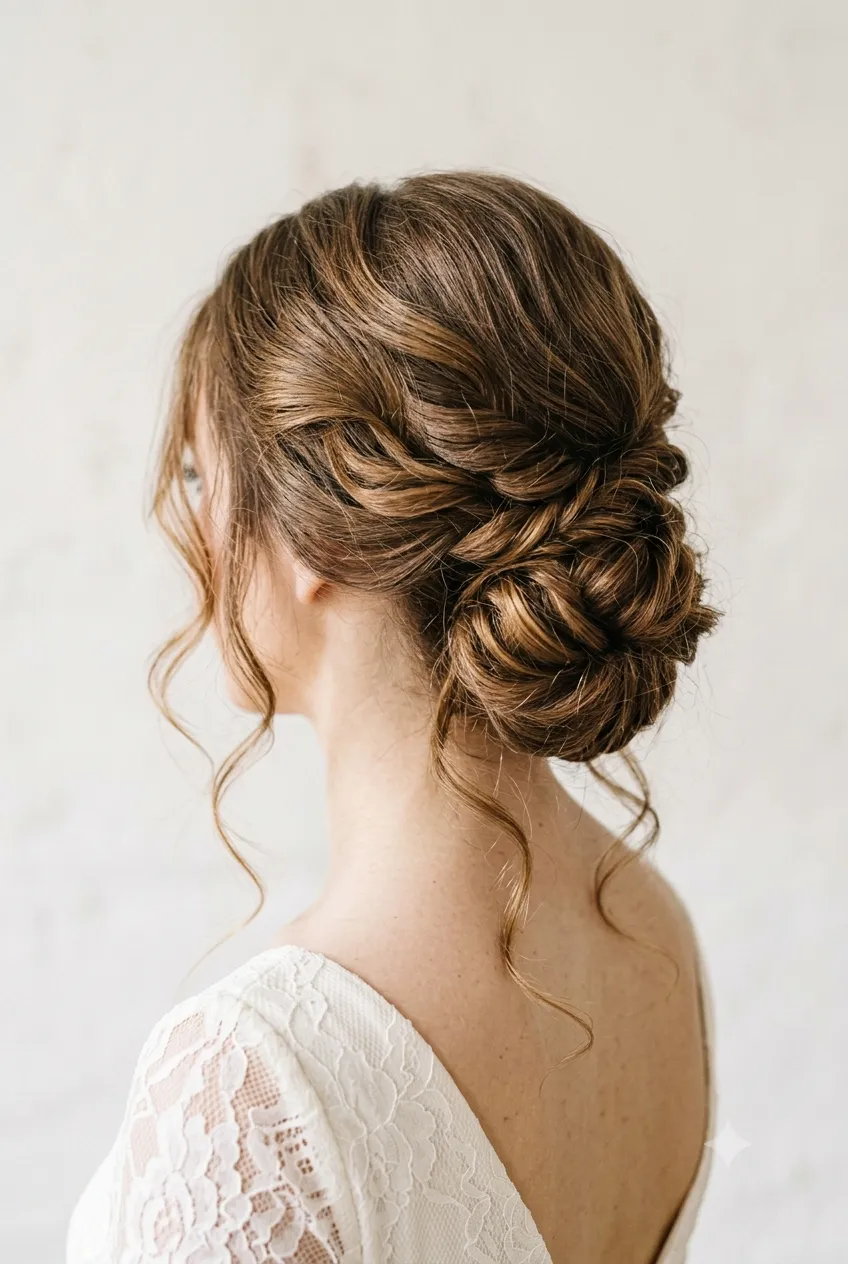 Loose Twisted Updo