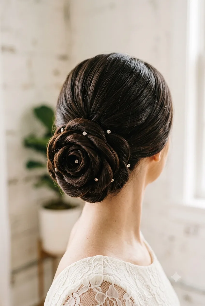 Low Rose Bun