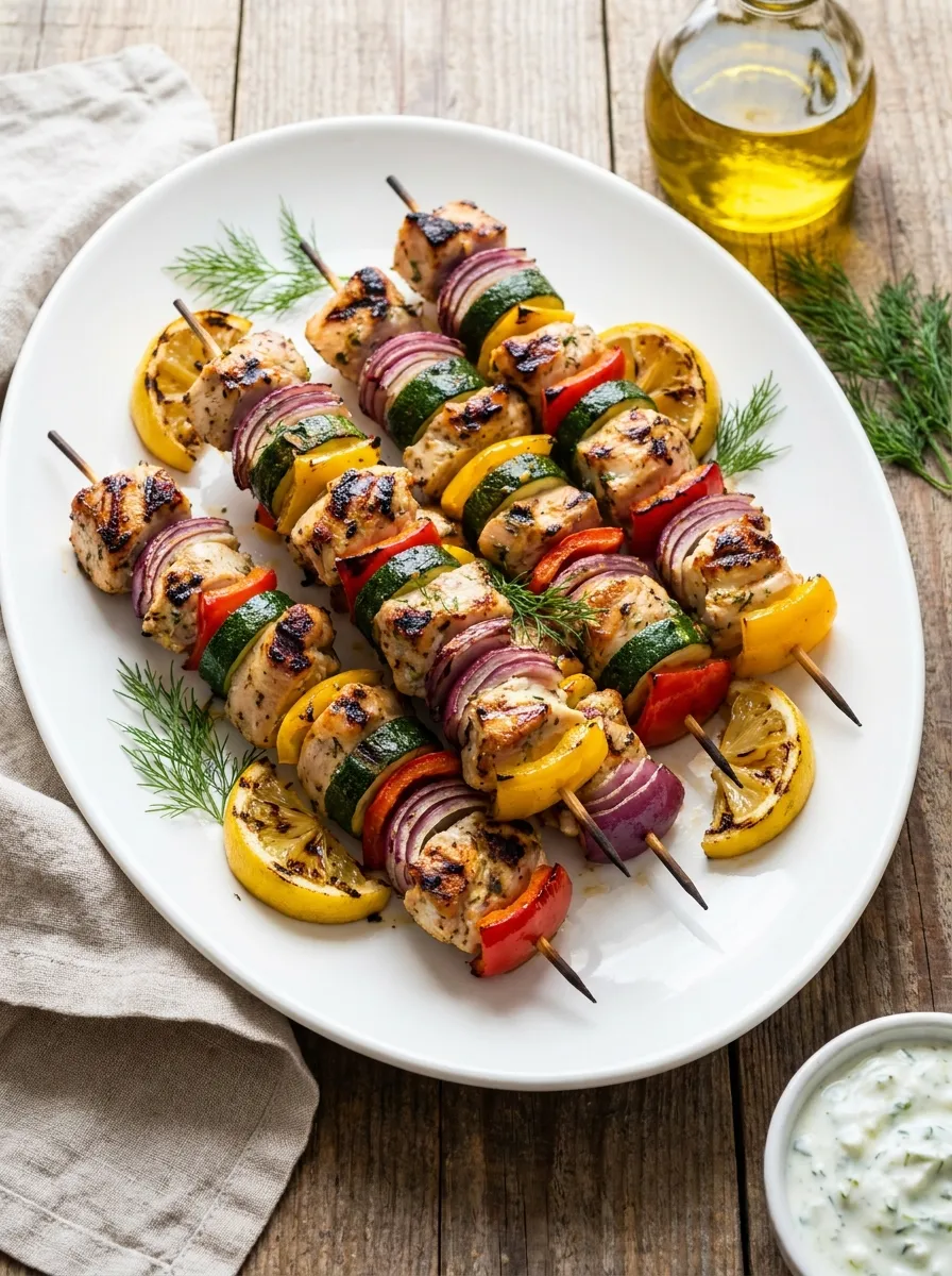 Mediterranean Chicken Skewers