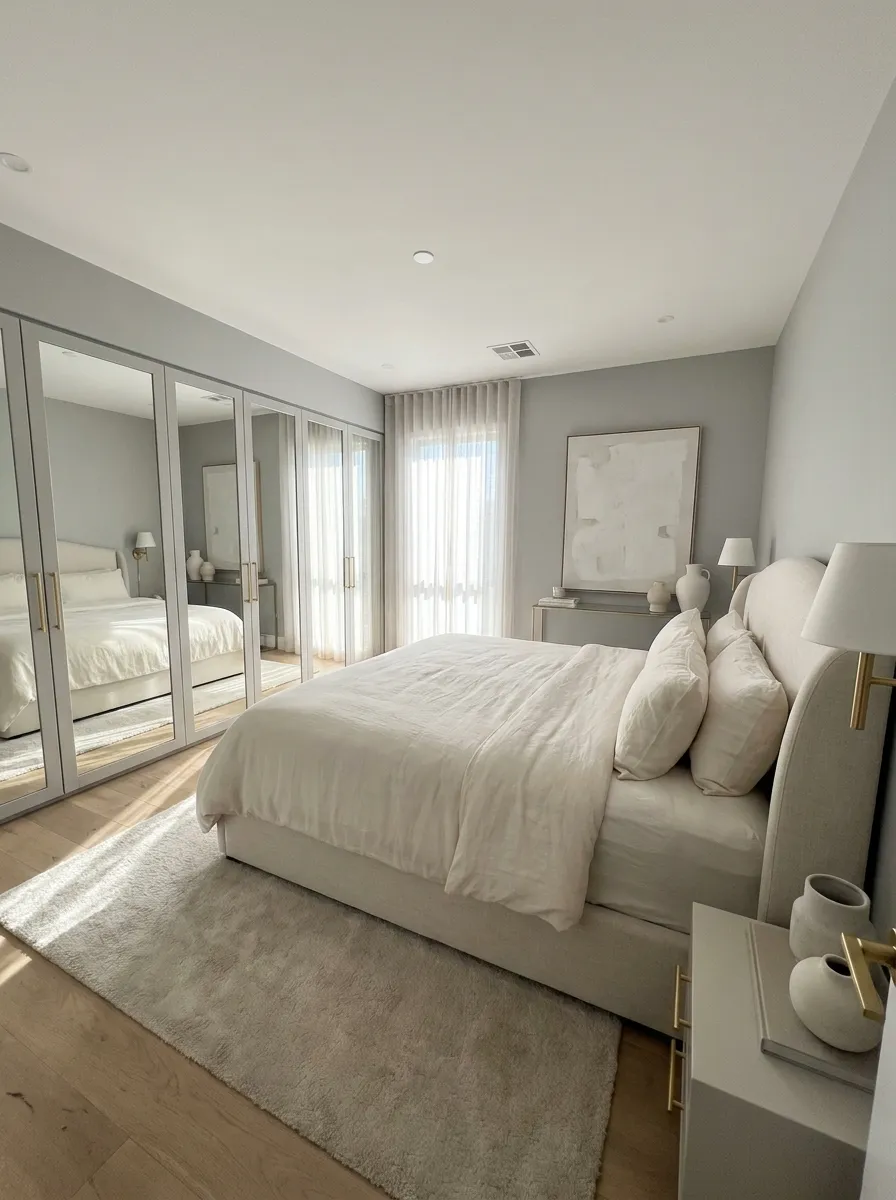 Mirrored Wardrobe Panels