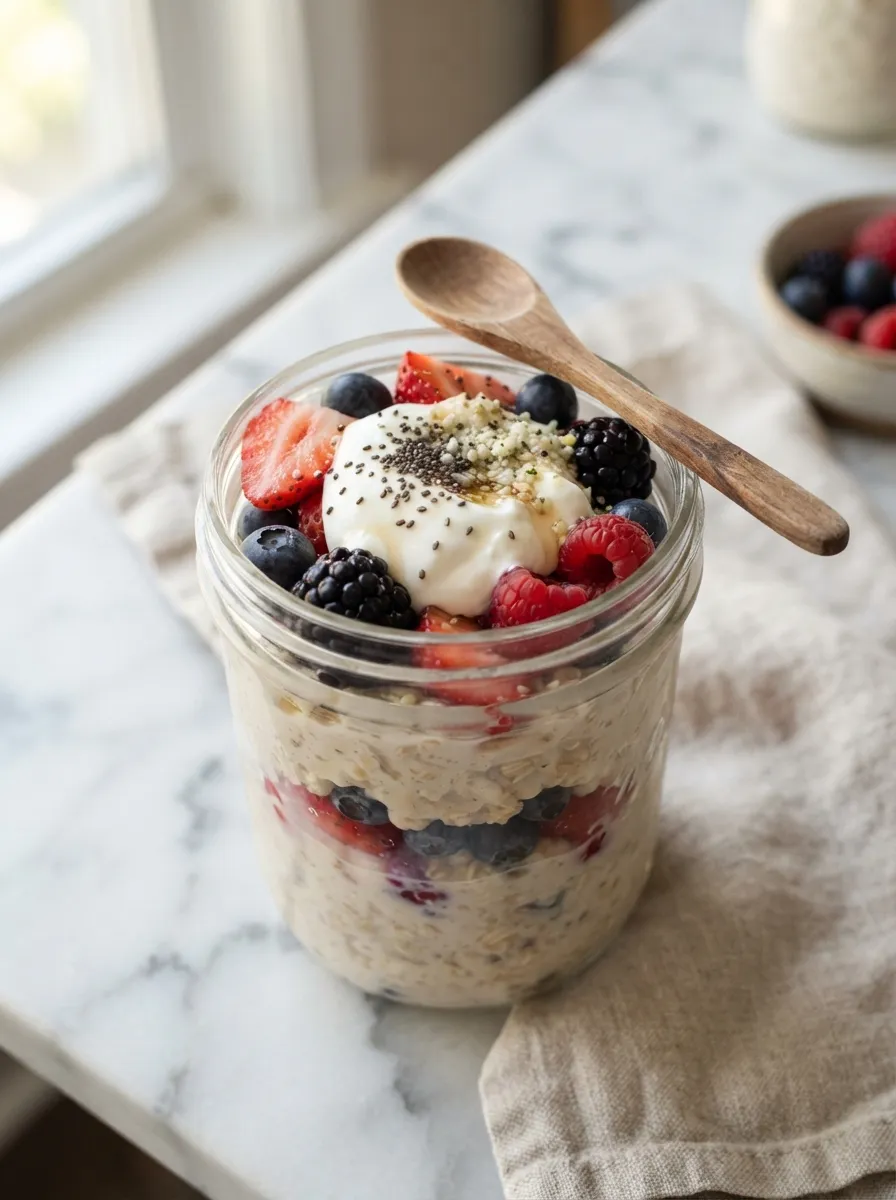 Mixed Berry Protein Oats