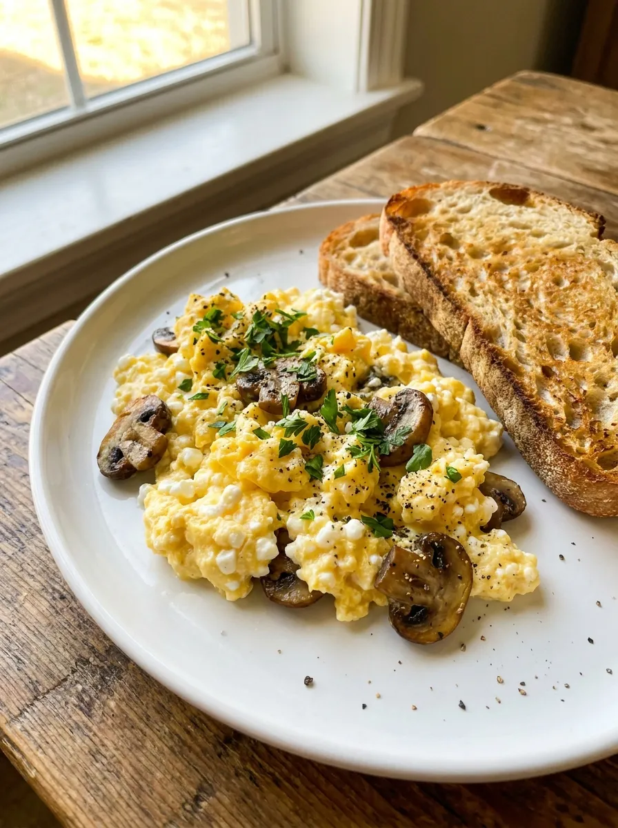 Mushroom Egg Scramble