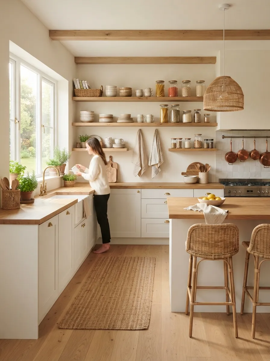 Natural Kitchen Styling
