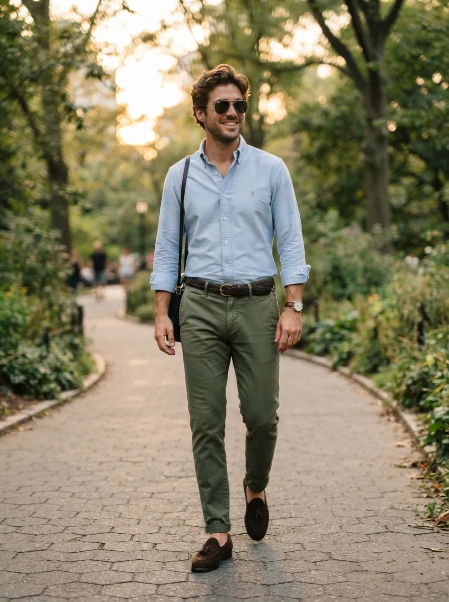 Olive Chino Style