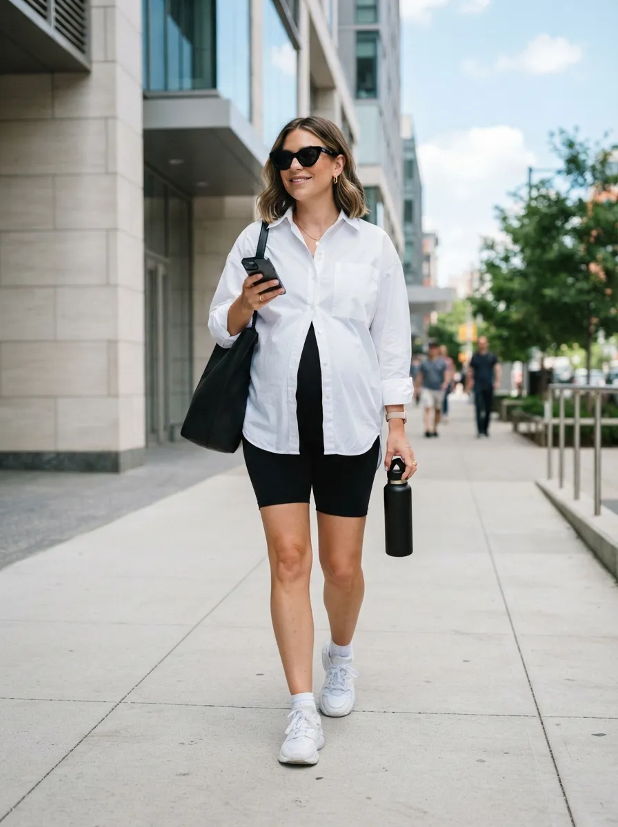 Oversized Shirt Look