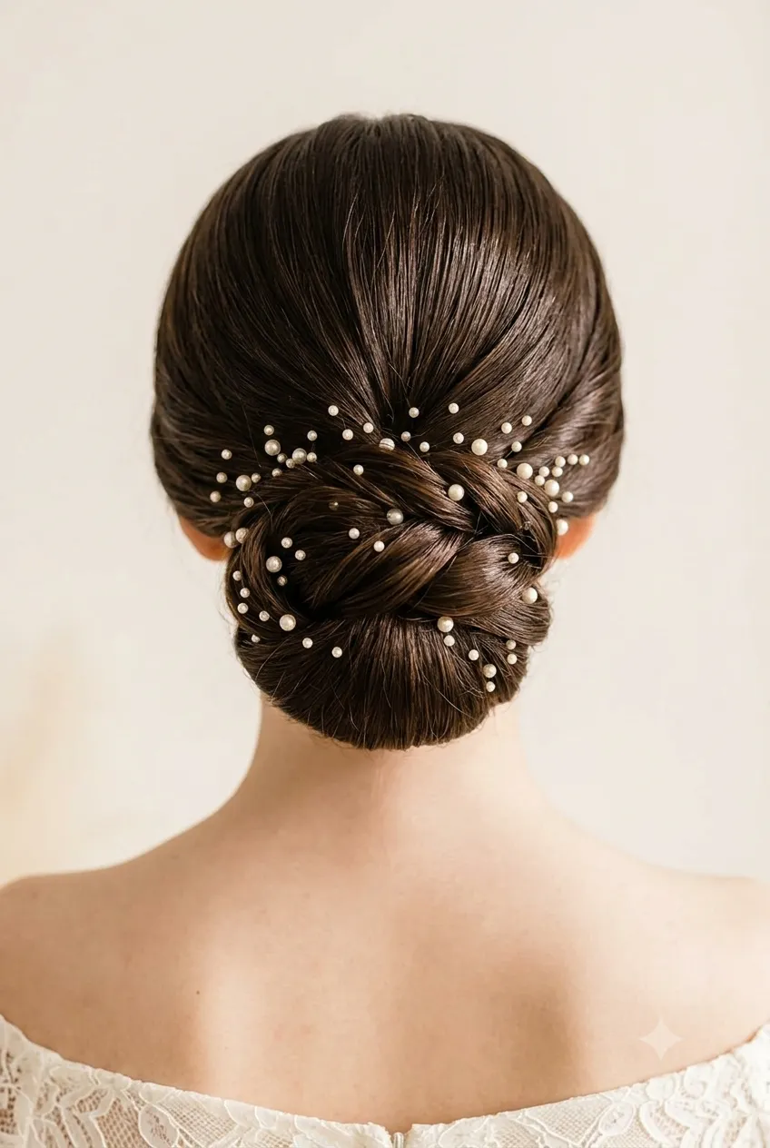 Pearl-Accented Bun
