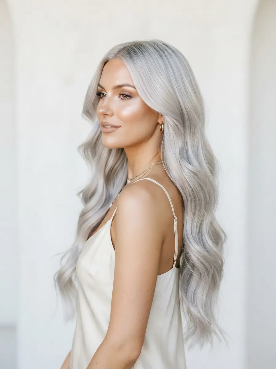 Platinum Ice Waves