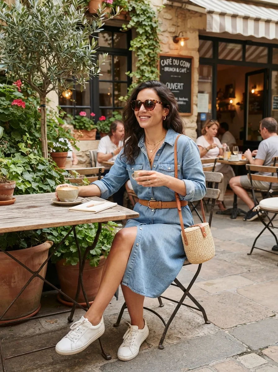 Relaxed Denim Dress