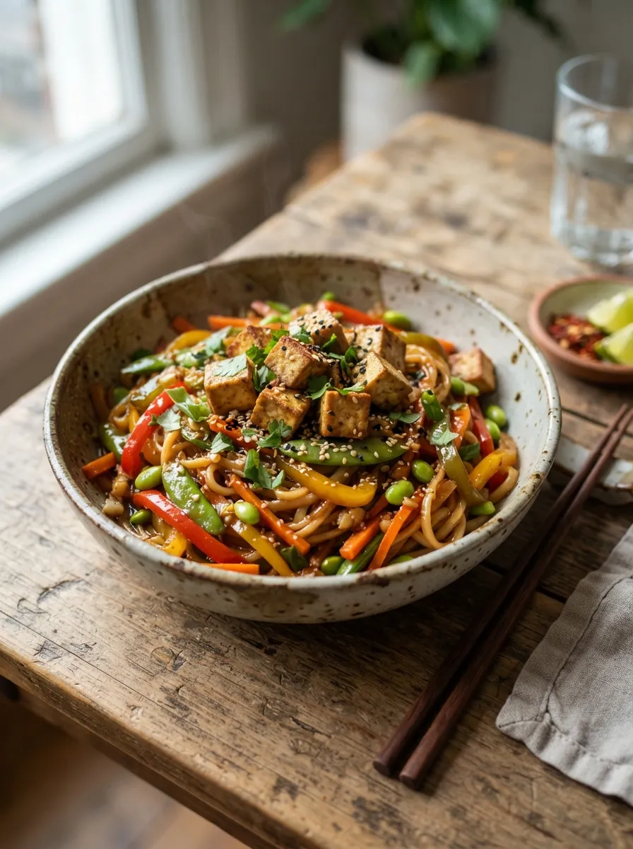 Sesame Tofu Noodles