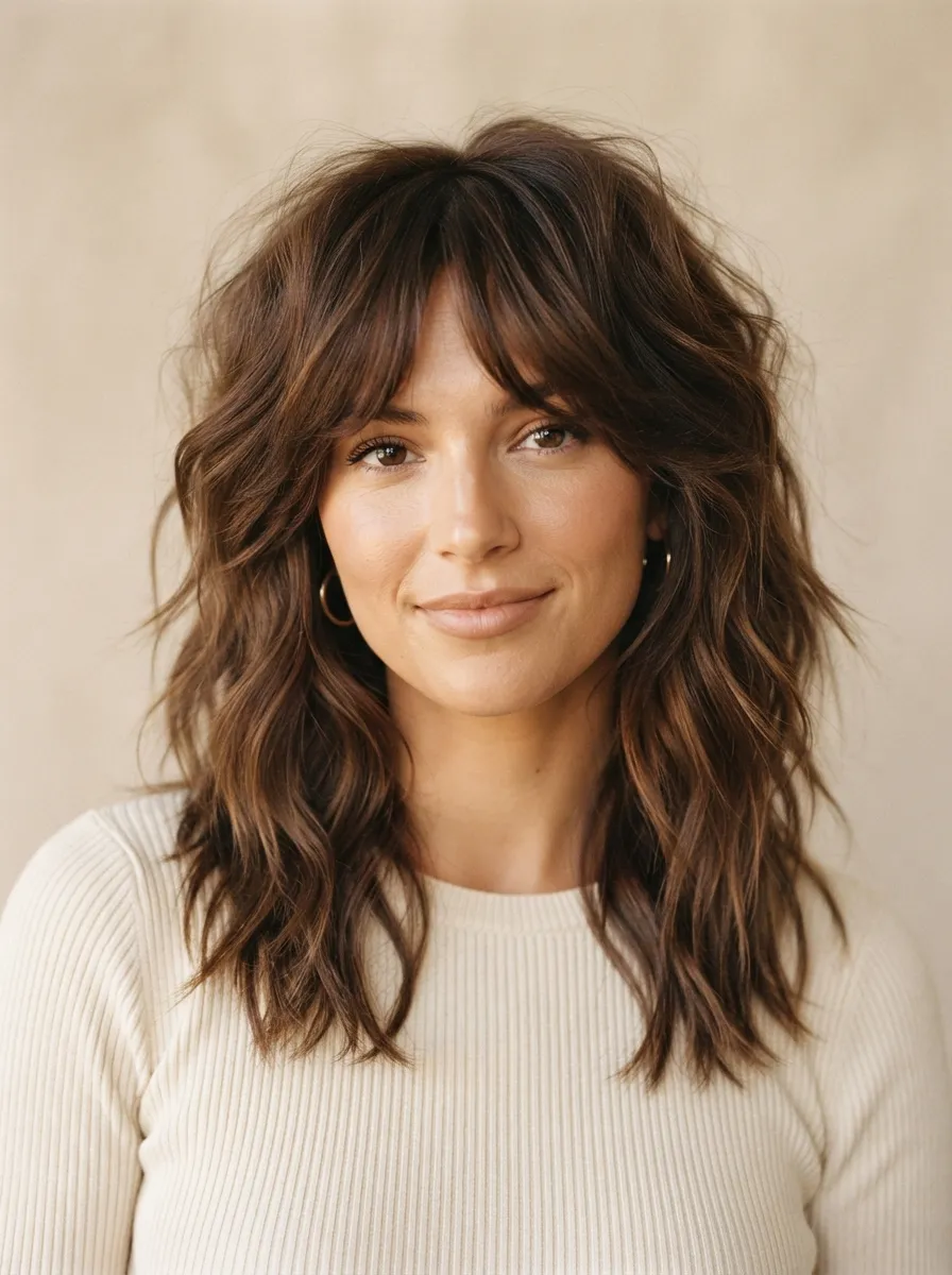 Shaggy Mid-Length Cut
