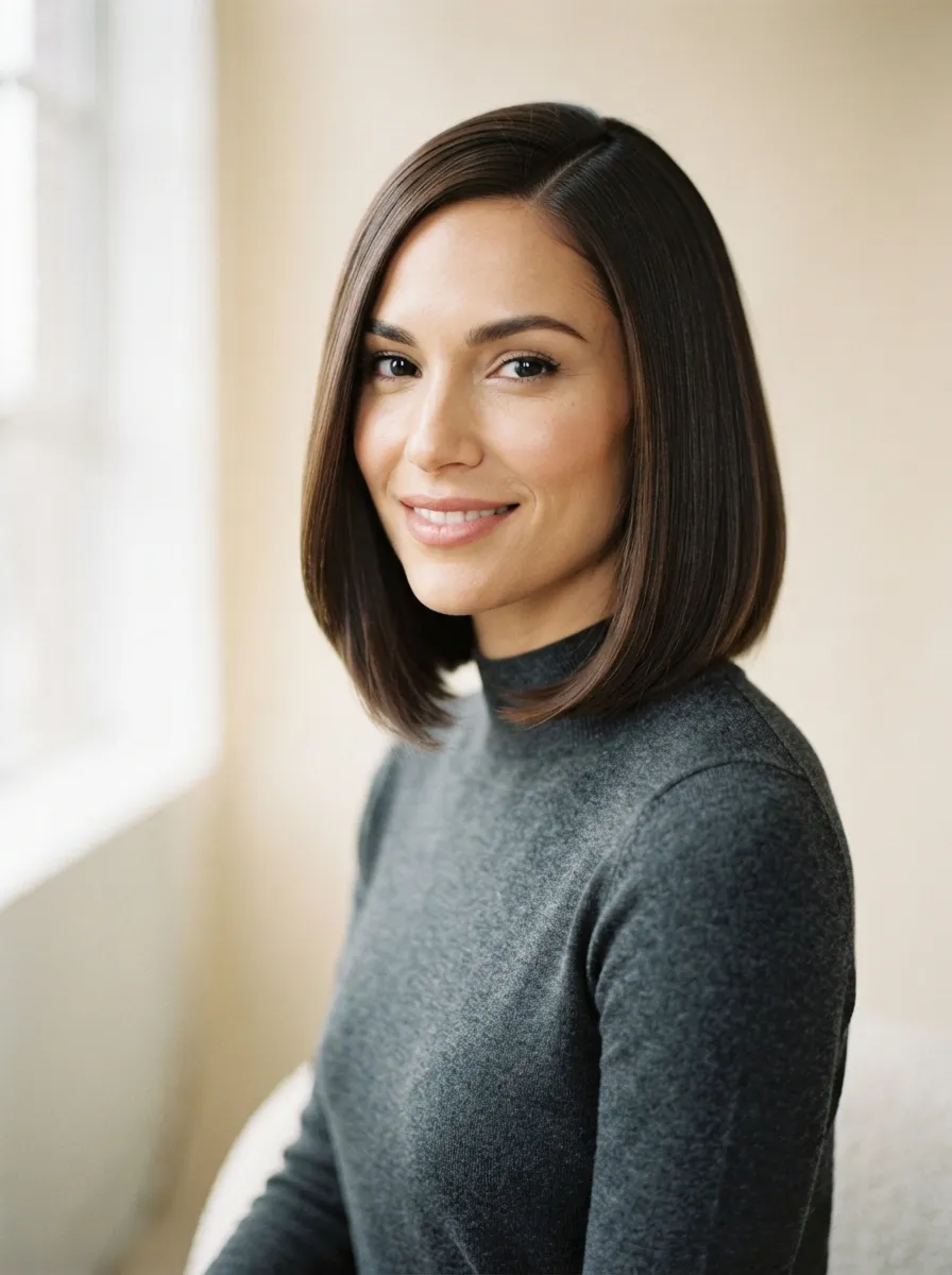 Side-Part Bob