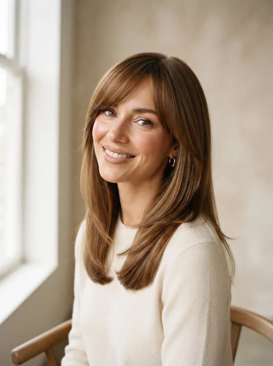 Side-Swept Bangs