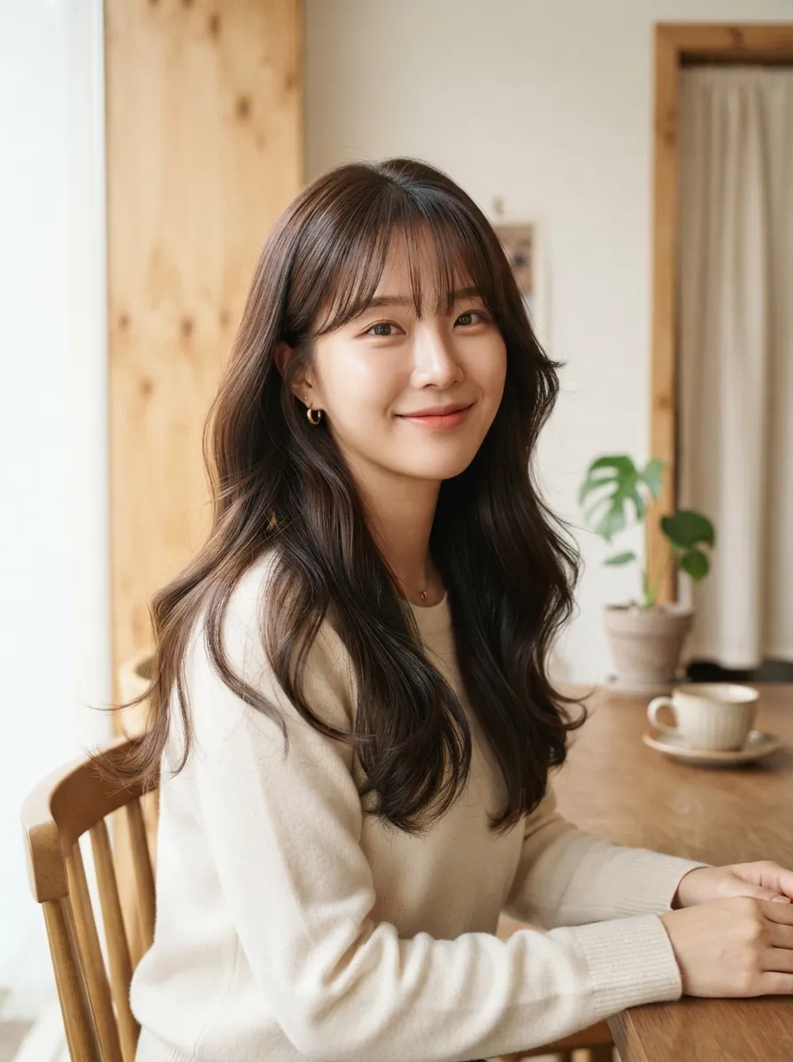 Soft See-Through Bangs